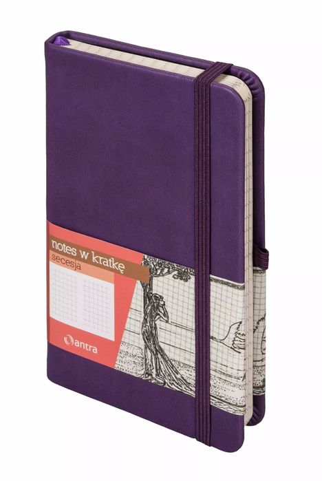 Notes Secesja A7 Kratka Purpura. Antra. Nowy Produkt