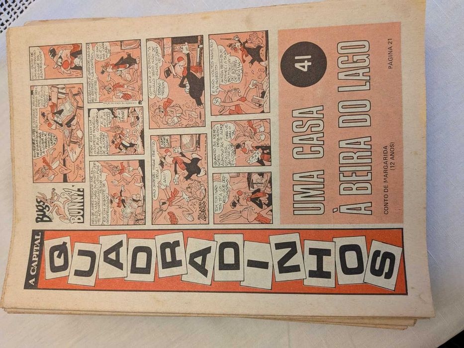 Revistas "Quadradinhos" (1973) Suplemento Jornal A Capital