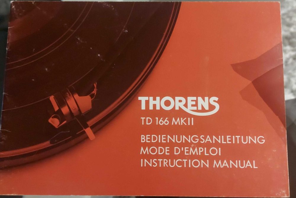 Gira Discos Thorens TD 166 MKII