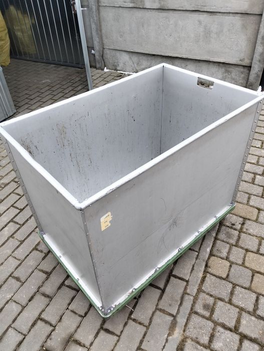 Wózek transportowy  do masarni aluminiowy magazynowy