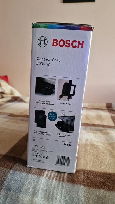 Grelhador de placas de cerâmica  BOSCH  2000 W