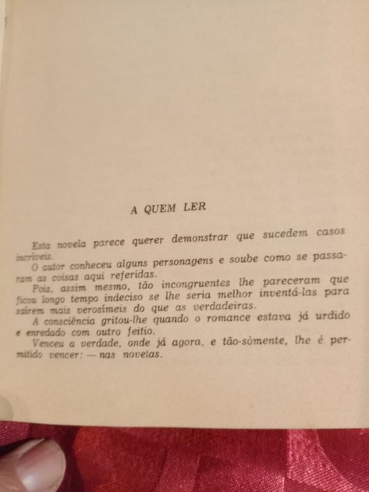 Livro de Camilo Castelo branco