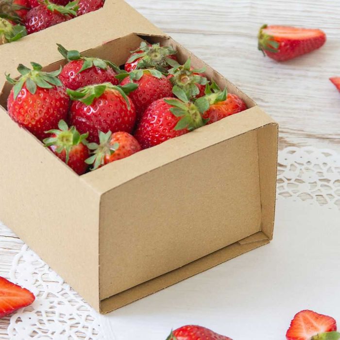 Pudełko na owoce – tekturowa łubianka 2 kg
