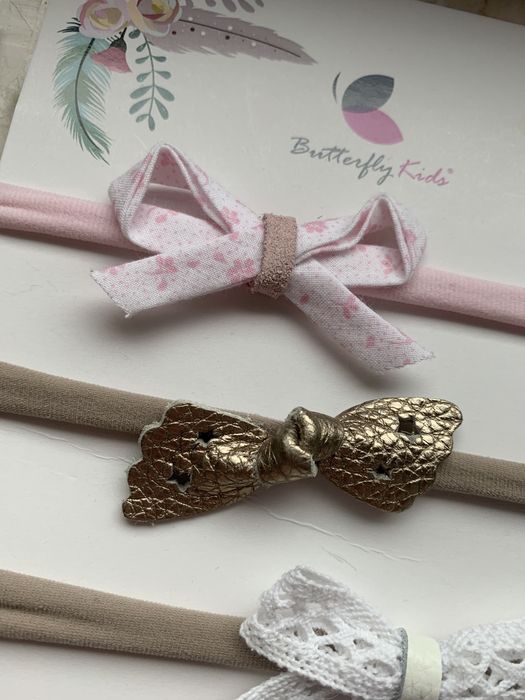 Opaska bezuciskowa Butterfly Kids zestaw 3 szt.