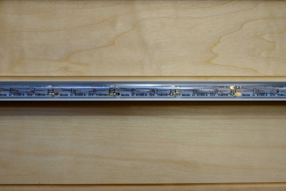 Термостойкие световые линейки для бани(сауны)Parmaster и Led ленты 5 м