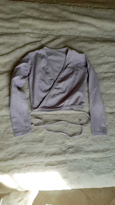 Maiô e casaco ballet