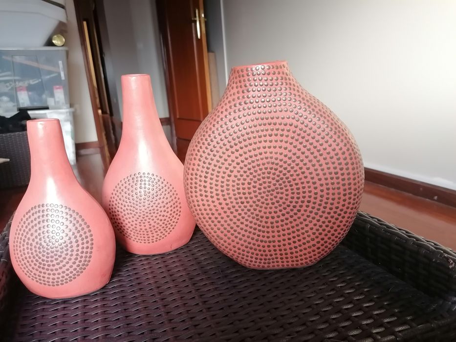 3 peças decorativas muito bonitas
