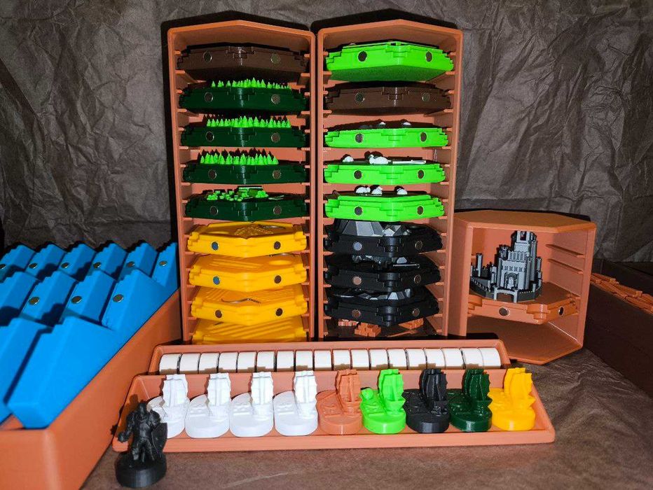 Колонізатори (Catan) — магнітний набір гексів + фішки гравців