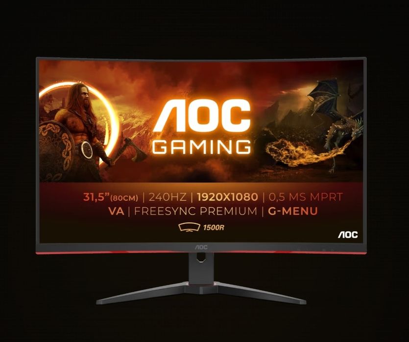 Monitor AOC 32 polegadas Curvo
