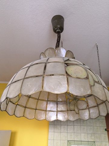 Żyrandol witrażowy