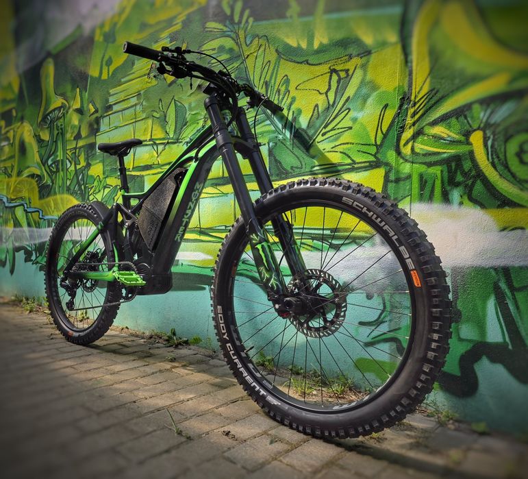 Rower elektryczny ebike Exess 1500Wh m620 Hp-e180 Rozmiar M Manitou Dorado Expert  Magura DT Swiss Oneup  emtb enduro DH NOWY