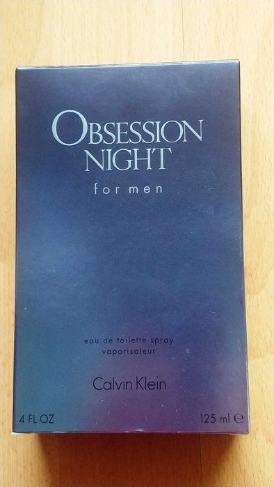 Puste ozdobne pudełko po Obsession Night Calvin Klein 125ml