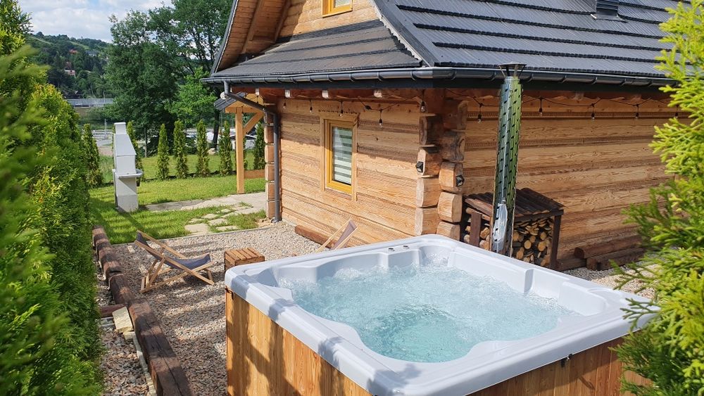 Domek w górach z Jacuzzi i Sauną Myślenice-Zarabie - Jodłowa Chata