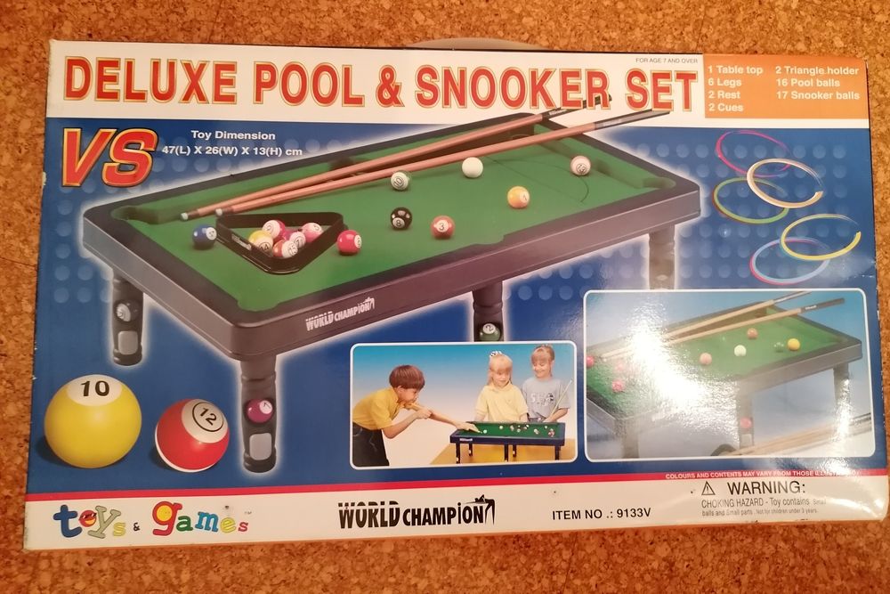 Jogo de snooker, novo