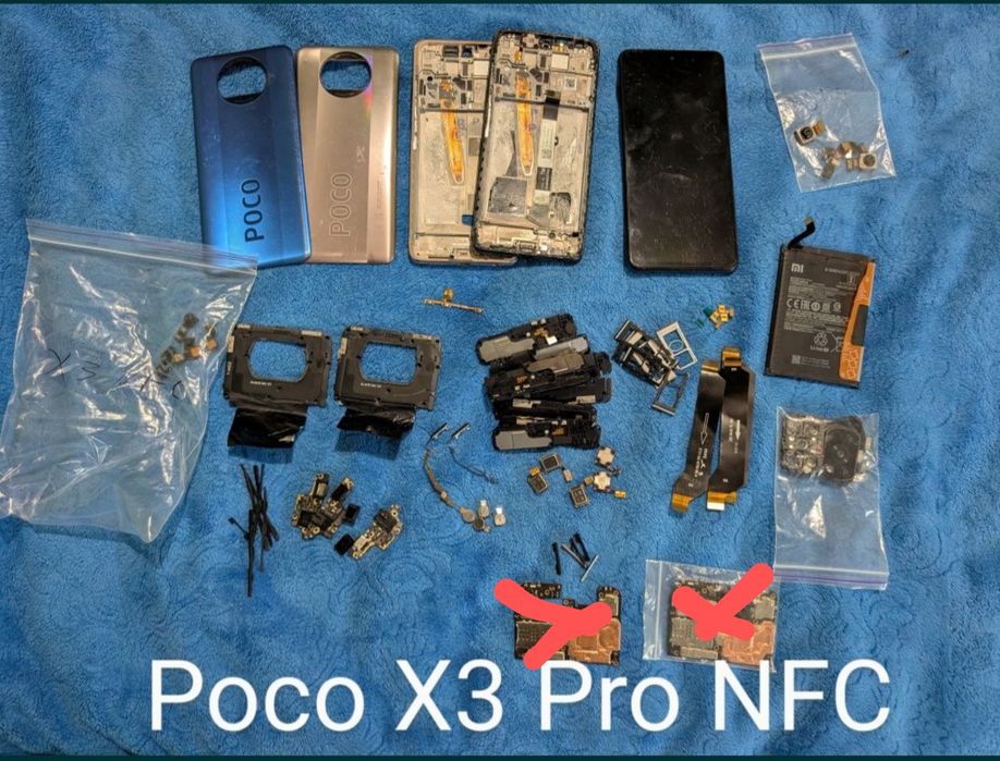 Запчасти poco x3 pro, Poco m5, poco f3, MI10T, note 10, m3
