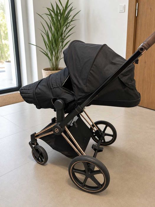 Cybex Priam Platinum Rose Gold 2022 + acessórios