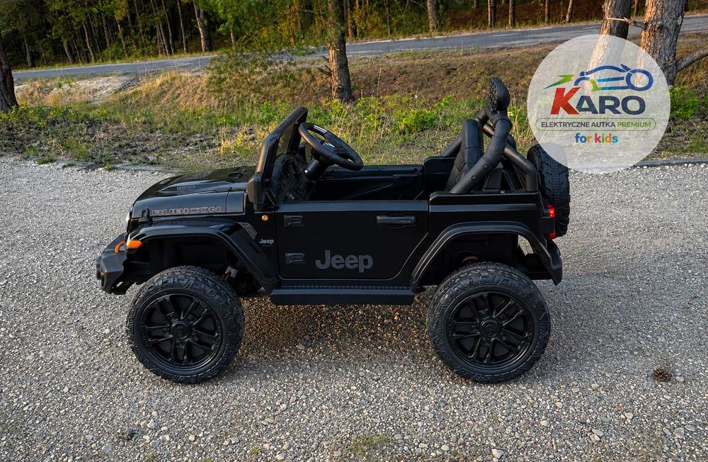 Auto Na Akumulator Jeep Rubicon Pojazd dla dzieci Mocny w Teren LED