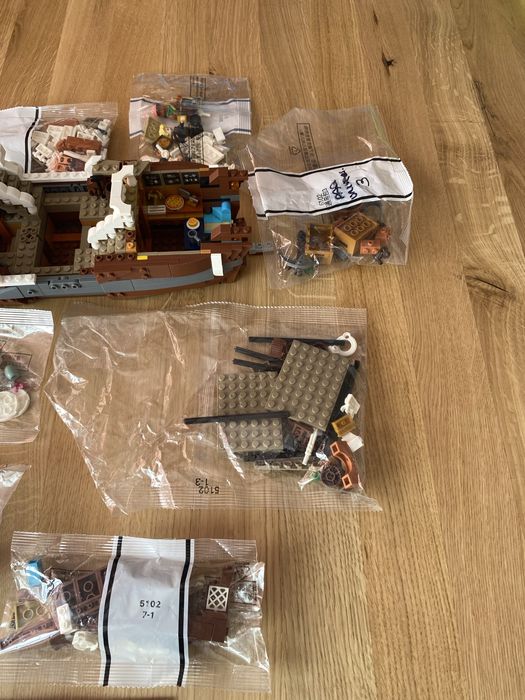 Klocki jak lego / nr 45639 statek piracki / zestaw/ bdb jakosc