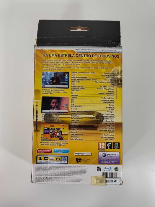 Singstar Portugal Hits PS3 + Microfones Wireless