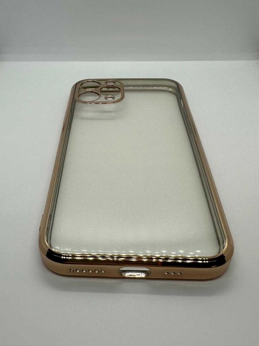 Obudowa Plecki Etui Case Iphone 11 Pro Przeźroczysto-Złote kod 51