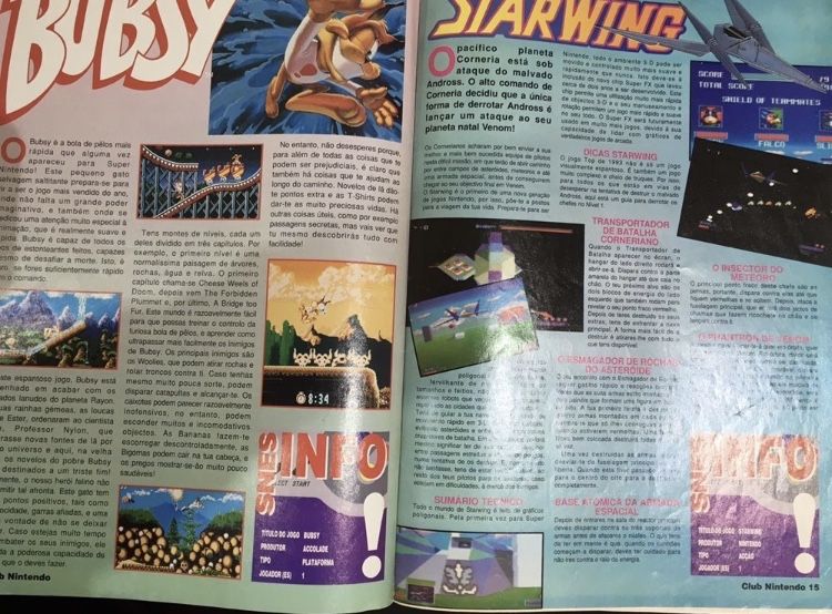 Revista RARA Club Nintendo 1994 - edição portuguesa