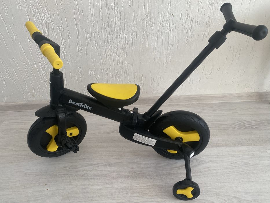 Продам детский трёхколёсный велосипед Best Trike с родительской ручкой