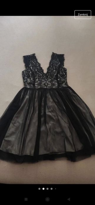 Czarna sukienka r. M