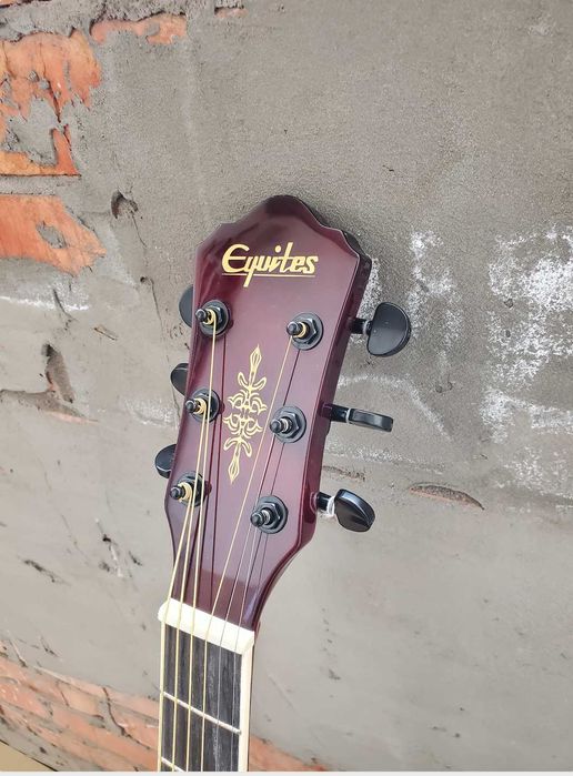 акустическая полноразмерная гитара 4/4 натуральный цвет