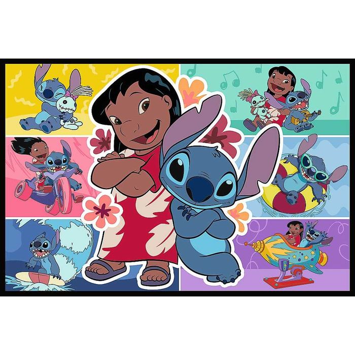 Trefl Puzzle 2x200 el. Lilo i Stitch Wesołe życie Stitcha 13334