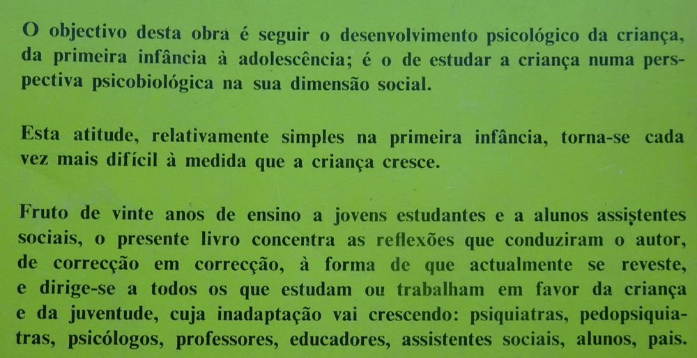 O Desenvolvimento Psicológico de Criança