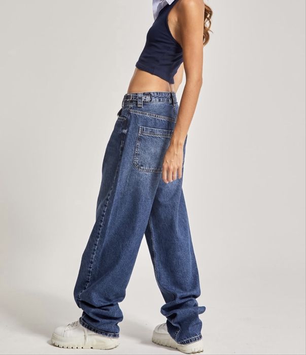 Джинсы baggy з фіксатором