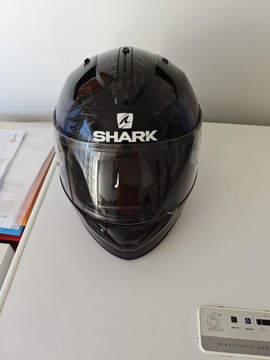 Capacete Shark Ridill Nelum Tamanho S – bom estado