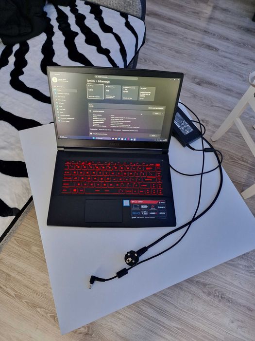 Laptop MSI MS 16R1 CORE I7 8750H 16GB RAM