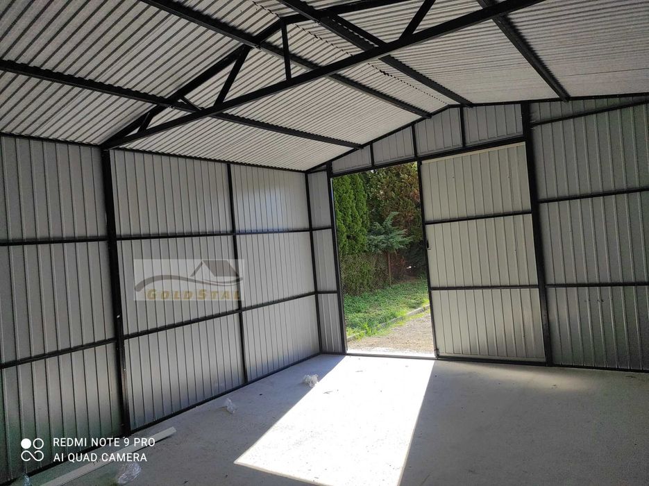 Garaż blaszany/Hala/Wiata 5x7x3, 6x6x3, 6x8x3, 4x6x3, 7x7x3