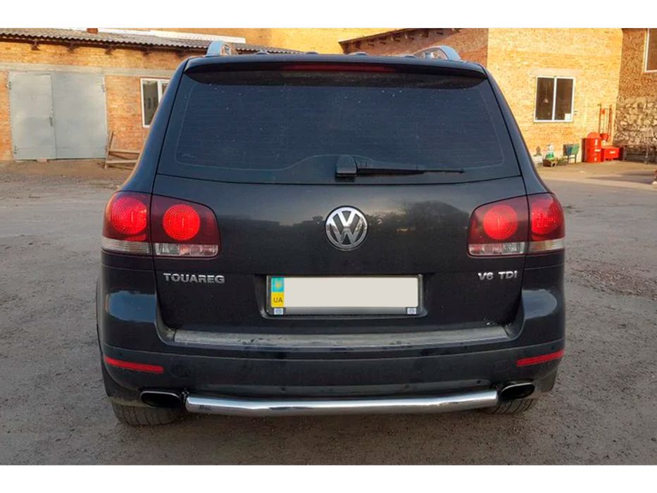 Задній захист AK002 для Volkswagen Touareg 2002-2010 Нержавіюча сталь (2 шт.)