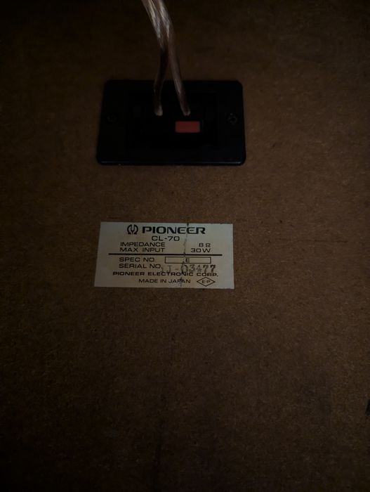 Głośnik Pioneer cl 70 80w