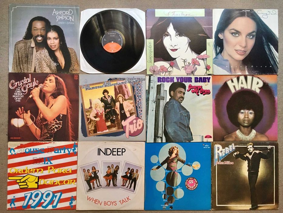 Discos vinil LP - 3€ cada - pop rock jazz portuguesa brasileira