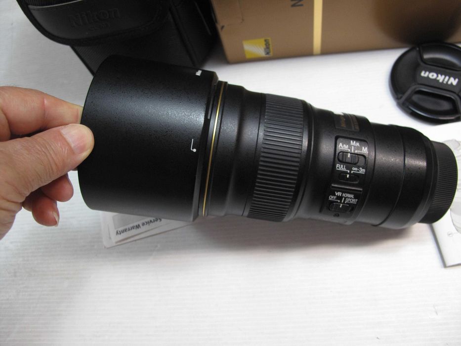 Nikon 300mm F4 VR +AF-S TC-14E III estado igual a nova na caixa