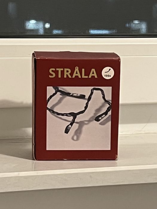 Ikea Strala Łańcuch Świetlny LED, 100 lampek