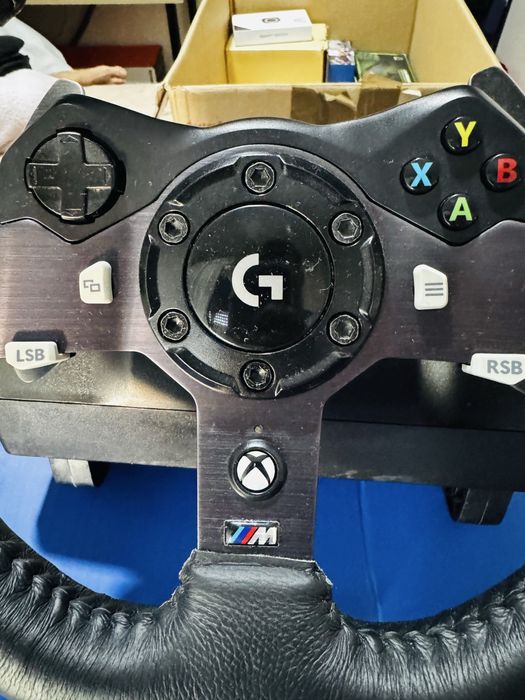 Volante + Pedais LOGITECH G920 (Xbox / PC - Preto)