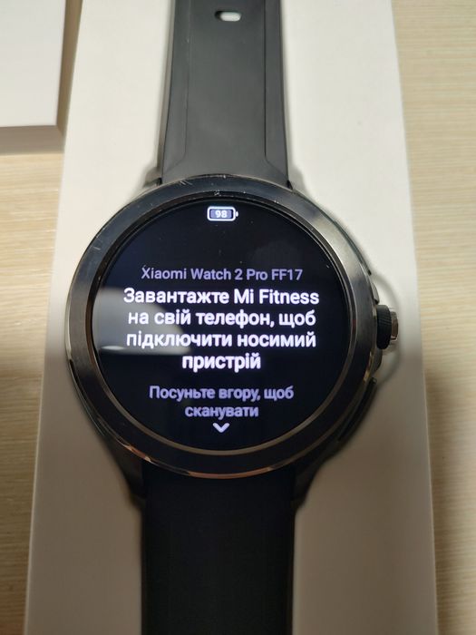 Смарт-годинник Xiaomi Watch 2 Pro Black Case with Black Fluororu
