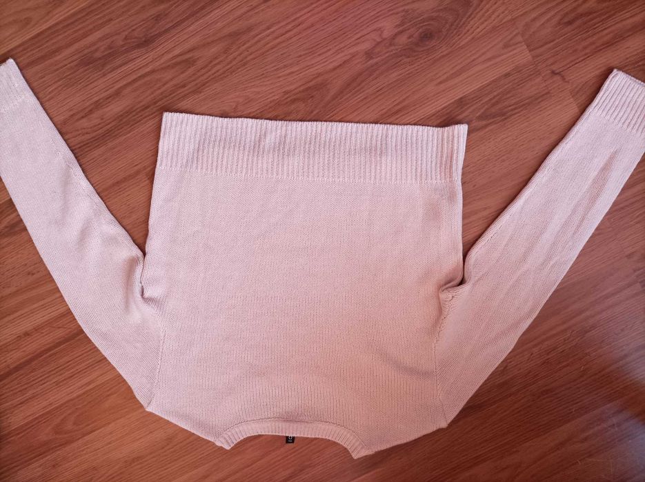 Sweter beżowy H&M rozm S/M