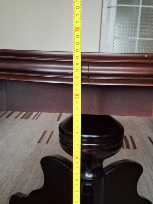 Stolik okrągły drewniany