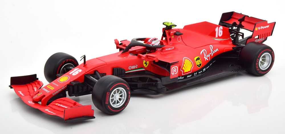 Burago, 1/18 - Ferrari F1 SF1000 C.Leclerc #16 2nd Austrian GP 2020