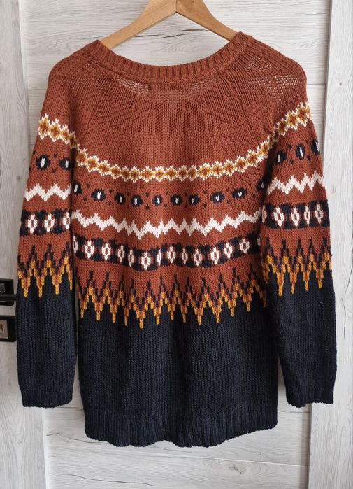 Uroczy sweter skandynawski Ofelia XL