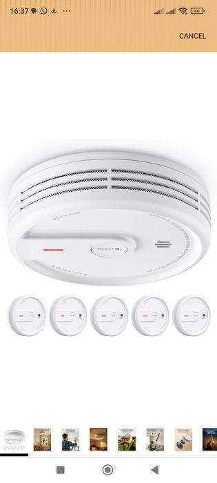Датчик диму X-Sense Smoke Alarm XS0E-SN