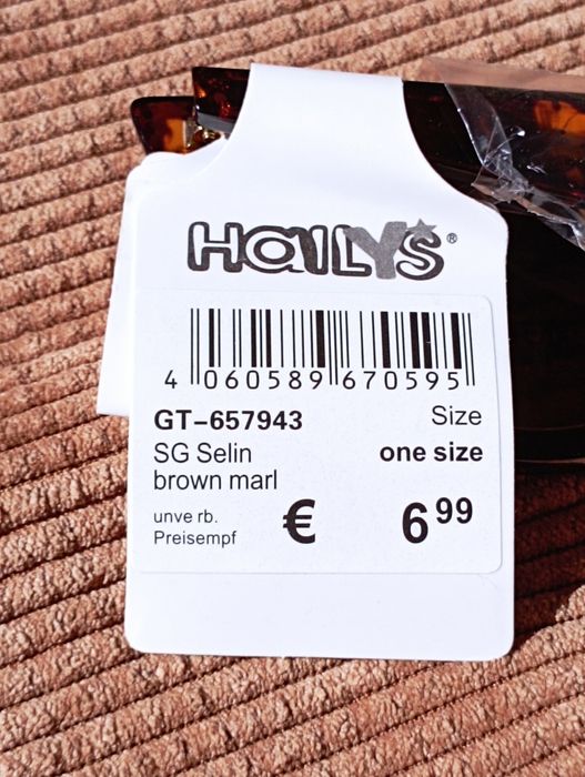 Okulary przeciwsłoneczne brązowe Hailys