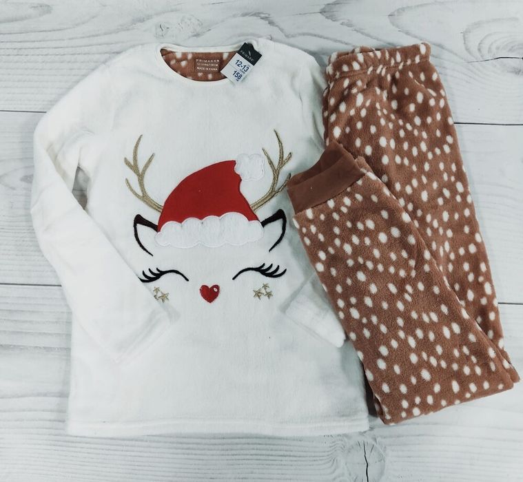 Тепла піжама для дівчинки Primark 128,140,146 р