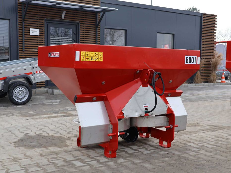 Dwutalerzowy Rozsiewacz do Nawozu Nawozów STRUMYK TYTAN siewka