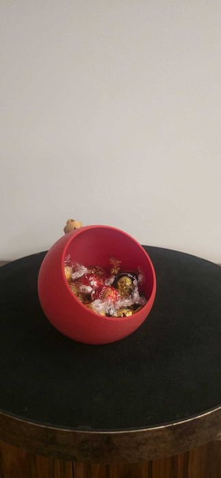 Bola de Natal porta doces